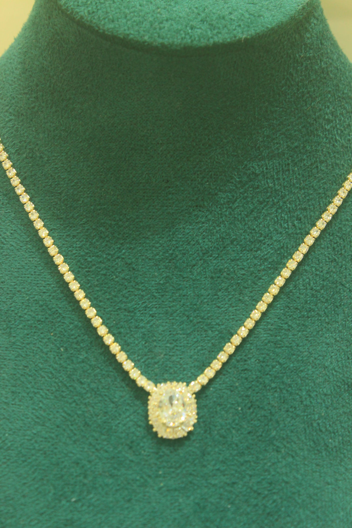 Princess Solitaire Diamond Chain