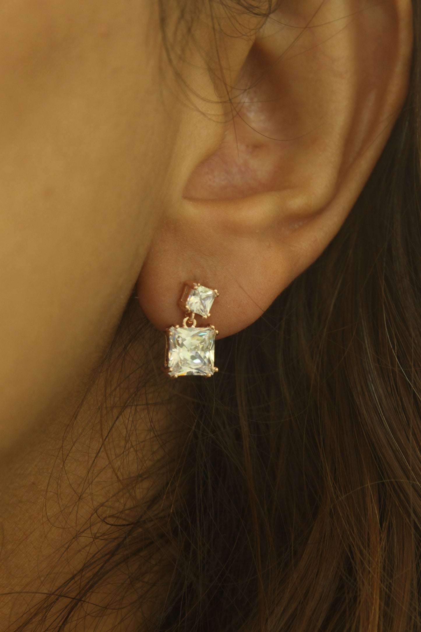 Evie Solitaire Earrings