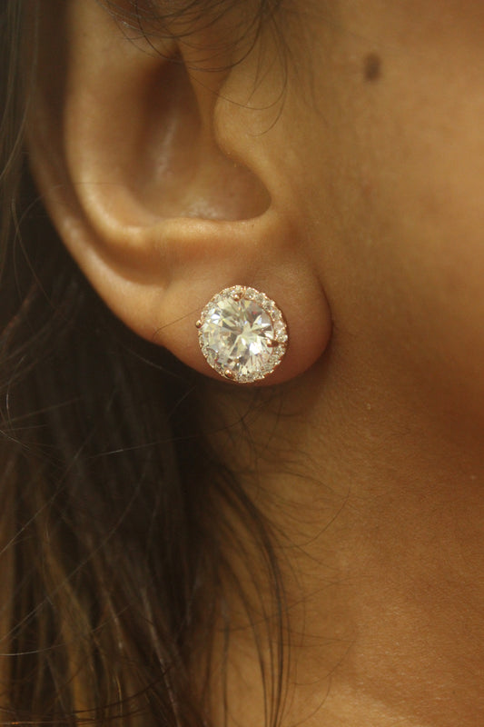 Grace Solitaire Earrings