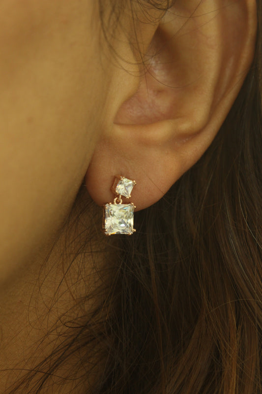 Evie Solitaire Earrings